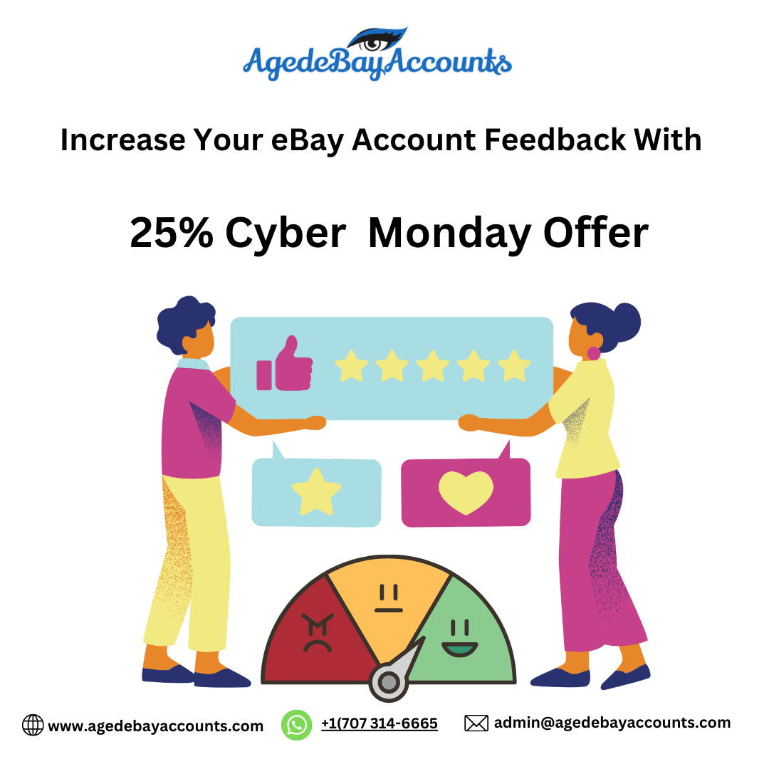 AgedeBayAccounts 25% Cyber Monday Offer on UK eBay Account For Sale